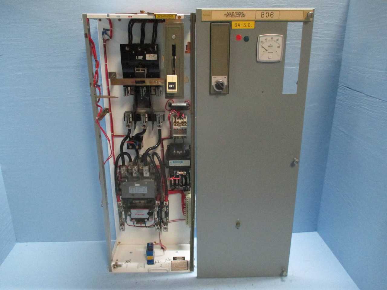 Image of Siemens Tiastar Furnas 89 Size 4 Starter 200 Amp Fused 42" MCC MCCB Bucket Sz4