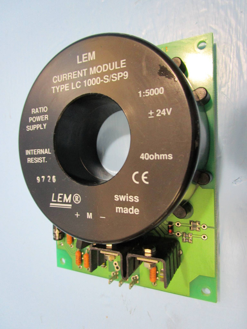 Allen Bradley/LEM LC 1000-S/SP9 Ratio Power Supply Current Ratio 1:5000 A-B 24V (NP0533-46)