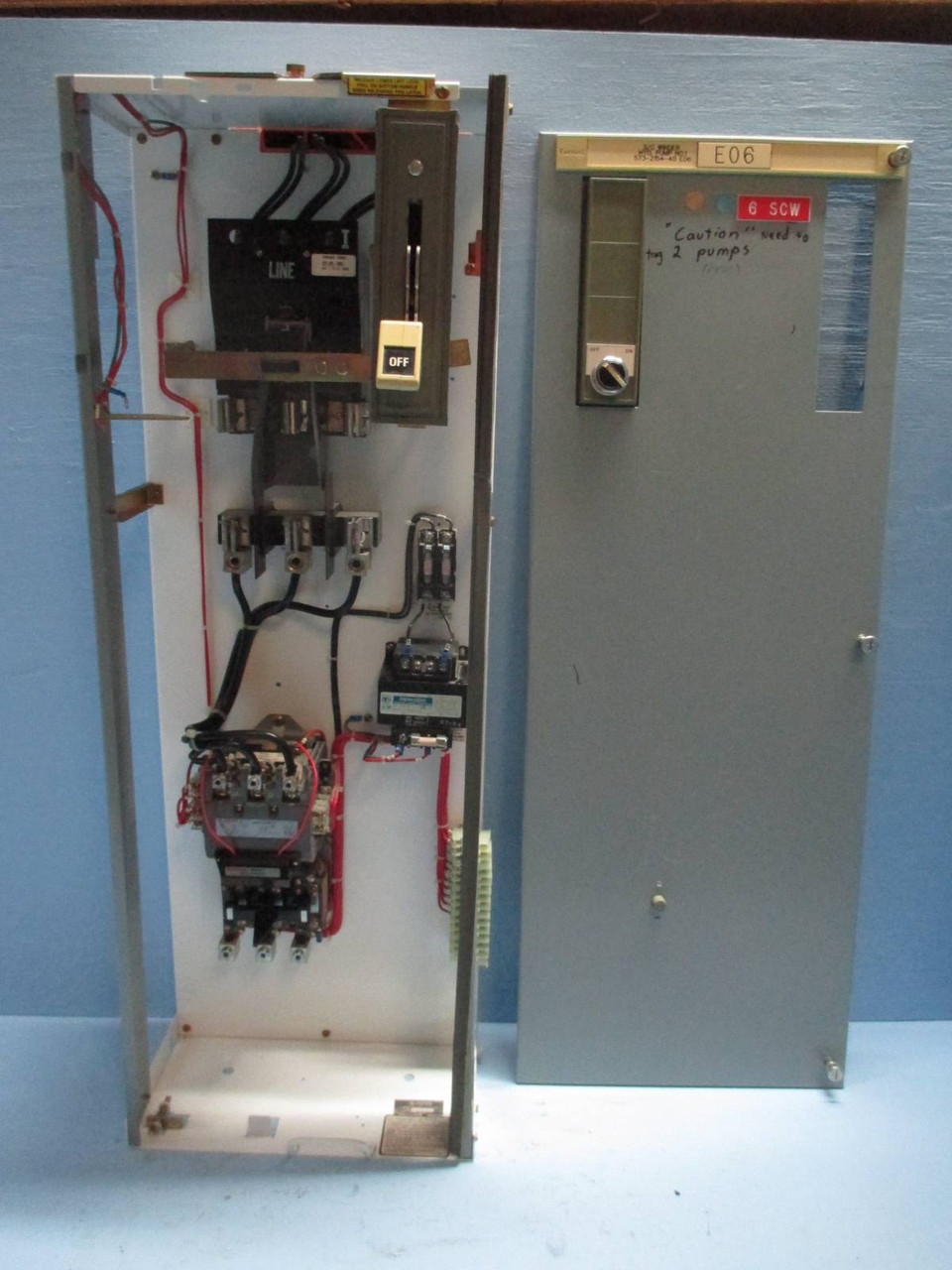Image of Siemens Tiastar Furnas 89 Size 3 Starter 200 Amp Fused 42" MCC MCCB Bucket Sz 3