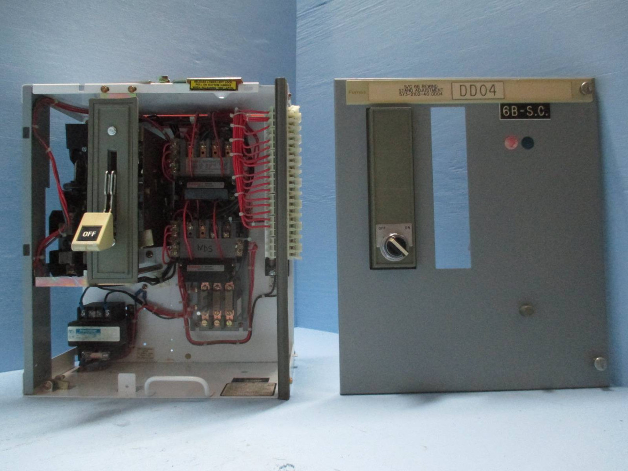 Image of Siemens Tiastar Furnas 89 Size 1 Reversing Starter 30A Fused 18" MCC MCCB Bucket