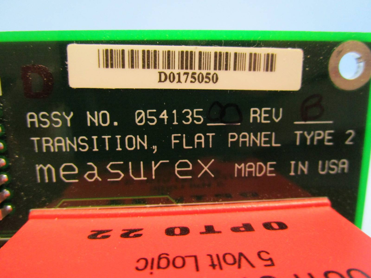 Measurex 05413500 Transition Flat Panel PLC Processor Honeywell 054135 00 Type 2 (NP0545-3)