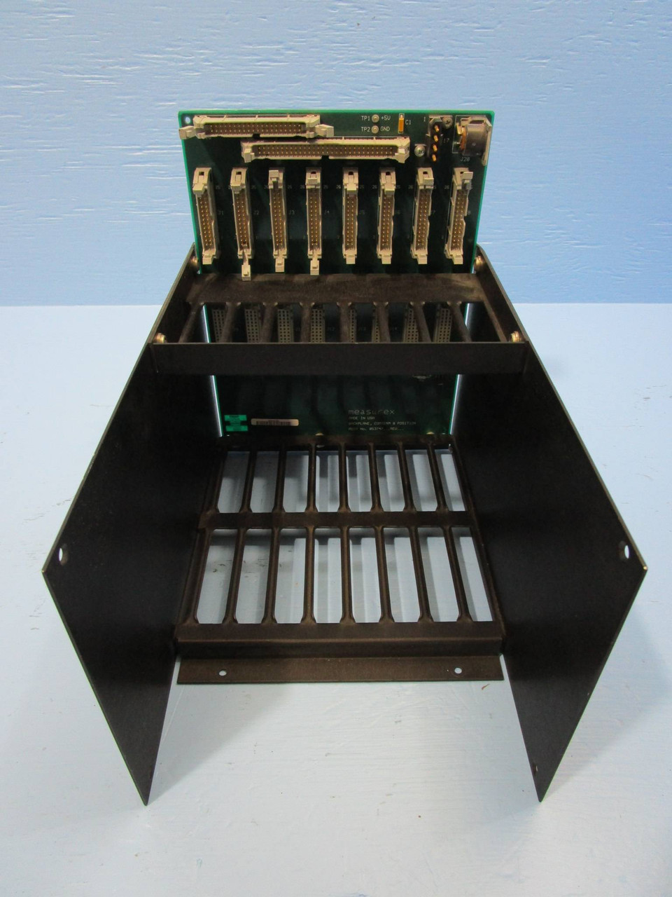 Measurex 05374701 08602600 Rack Backplane Comterm 8 Pos PLC Processor Honeywell (NP0553-2)