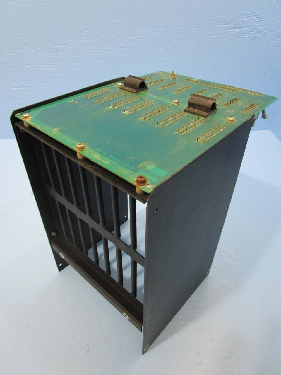 Measurex 05374701 08602600 Rack Backplane Comterm 8 Pos PLC Processor Honeywell (NP0553-2)