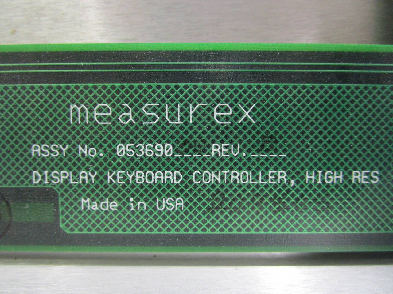 Measurex 05369000 Display Keyboard Controller PLC Processor Honeywell 053690 00 (NP0548-1)