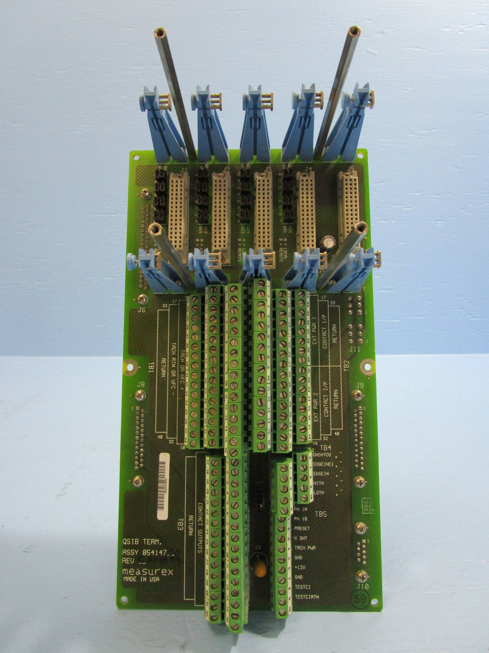 Measurex QSIB Terminal 05414700 PLC Processor Honeywell 054147 00 PC Board (NP0539-2)