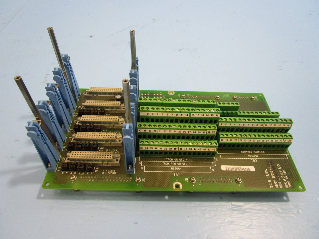 Measurex QSIB Terminal 05414700 PLC Processor Honeywell 054147 00 PC Board (NP0539-2)