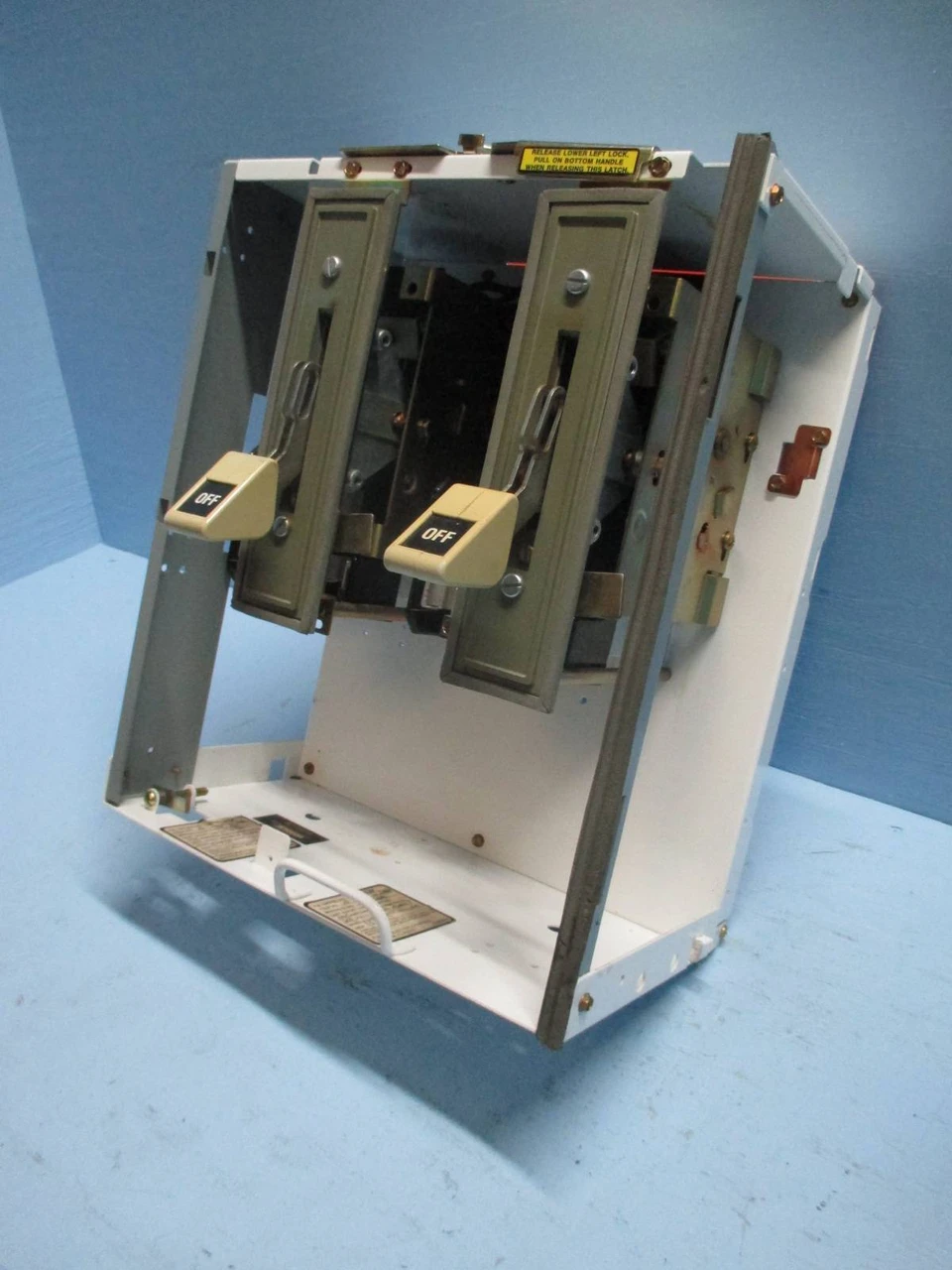 Siemens Tiastar Furnas 89 60 Amp Fused Dual Feeder 18" MCC MCCB Bucket 60A (TK0508-27)