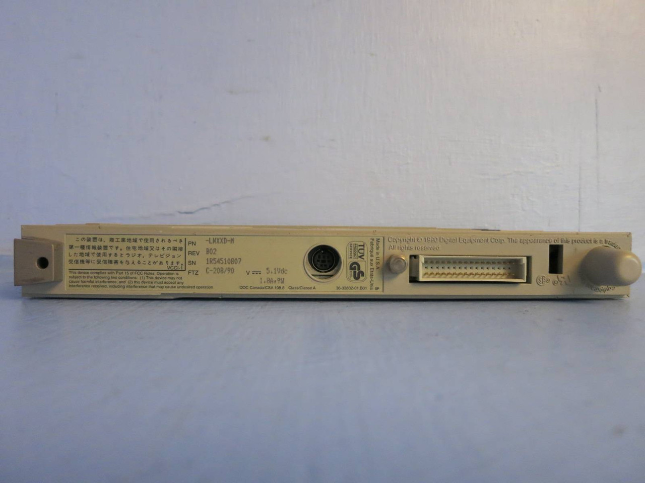 digital LATprint LNXXD-M Used w Fisher-Rosemount Systems PLC 08-00-2B-9C-00-E4 (PM0970-2)