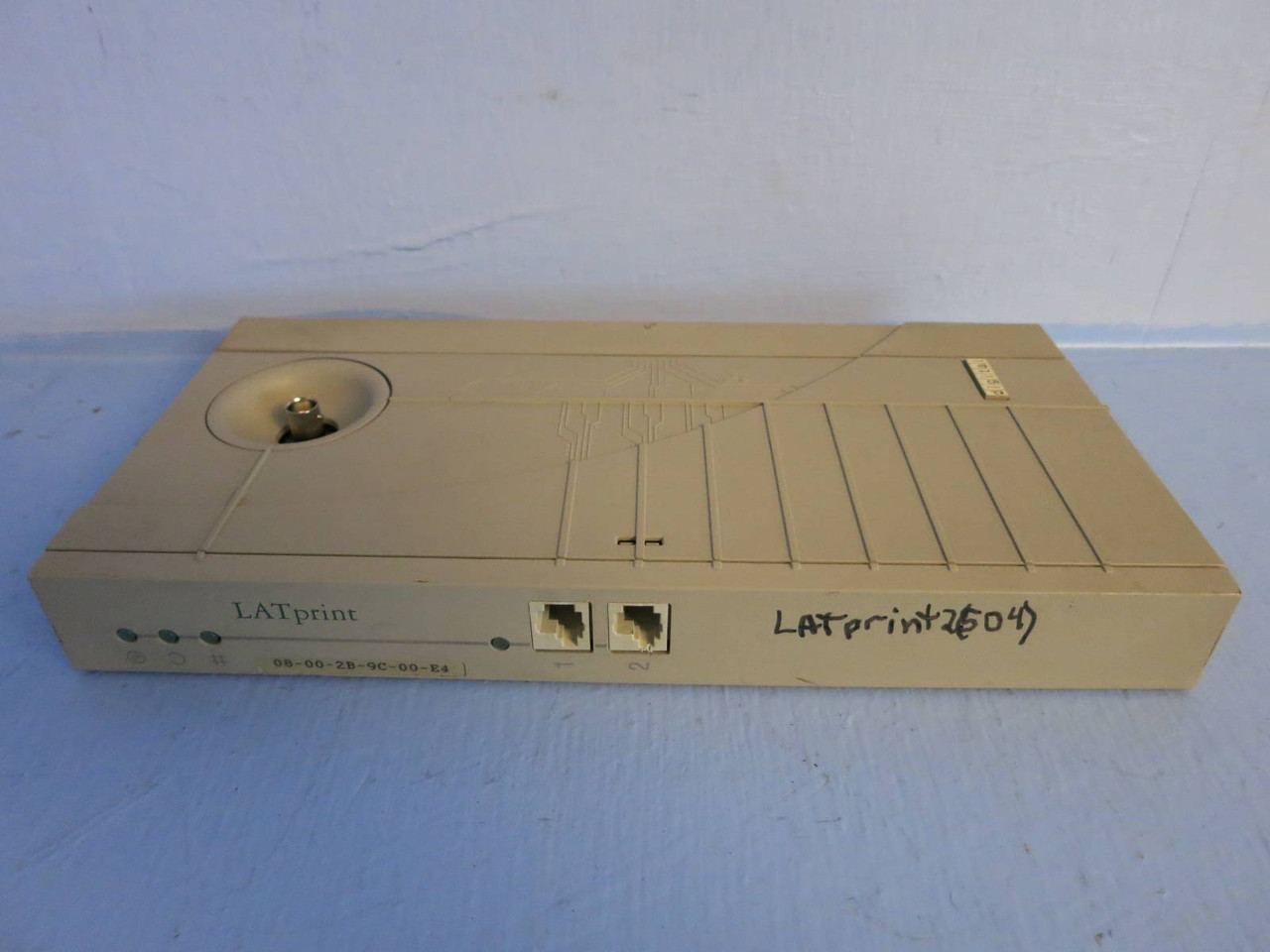 digital LATprint LNXXD-M Used w Fisher-Rosemount Systems PLC 08-00-2B-9C-00-E4 (PM0970-2)