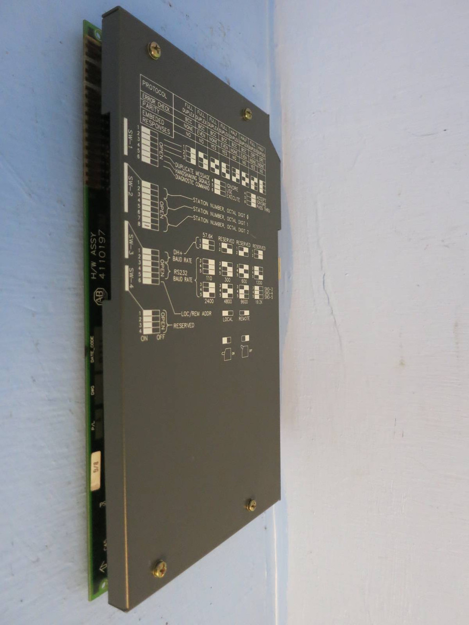 Allen Bradley 1785-KE Ser B Firmware Rev H DH+/RS232 INTFC Module PLC AB 1785KE (PM0976-1)