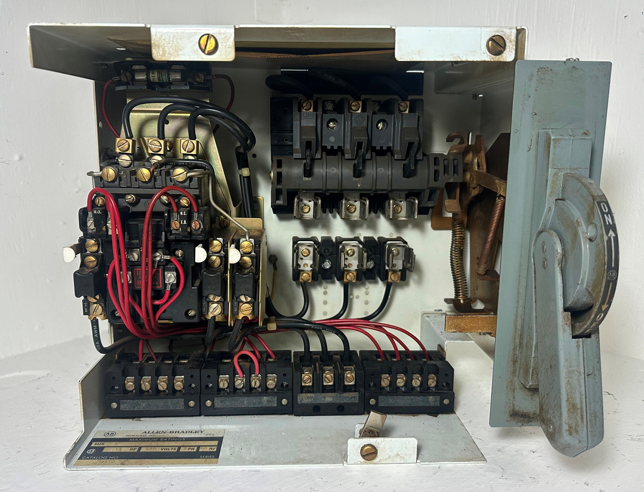 Allen Bradley 2100 Centerline Size 1 30 Amp 12" Fusible MCC Bucket MCCB Sz1 (TK0527-3)