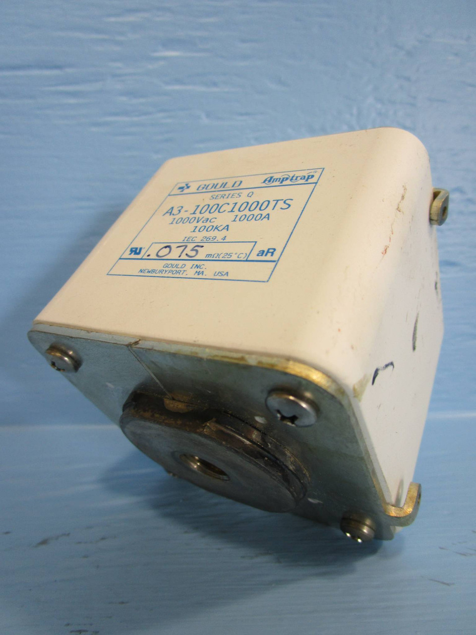 Gould Shawmut A3-100C1000TS 1000A/1000VAC Amp-trap Fuse Series Q 100kA A3100C (NP0580-52)