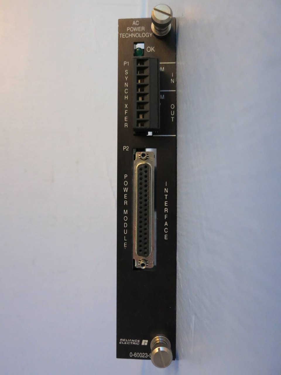 Reliance Electric 0-60023-5 A AC Power Technology Module PLC AutoMax 802284-153E (PM1017-3)
