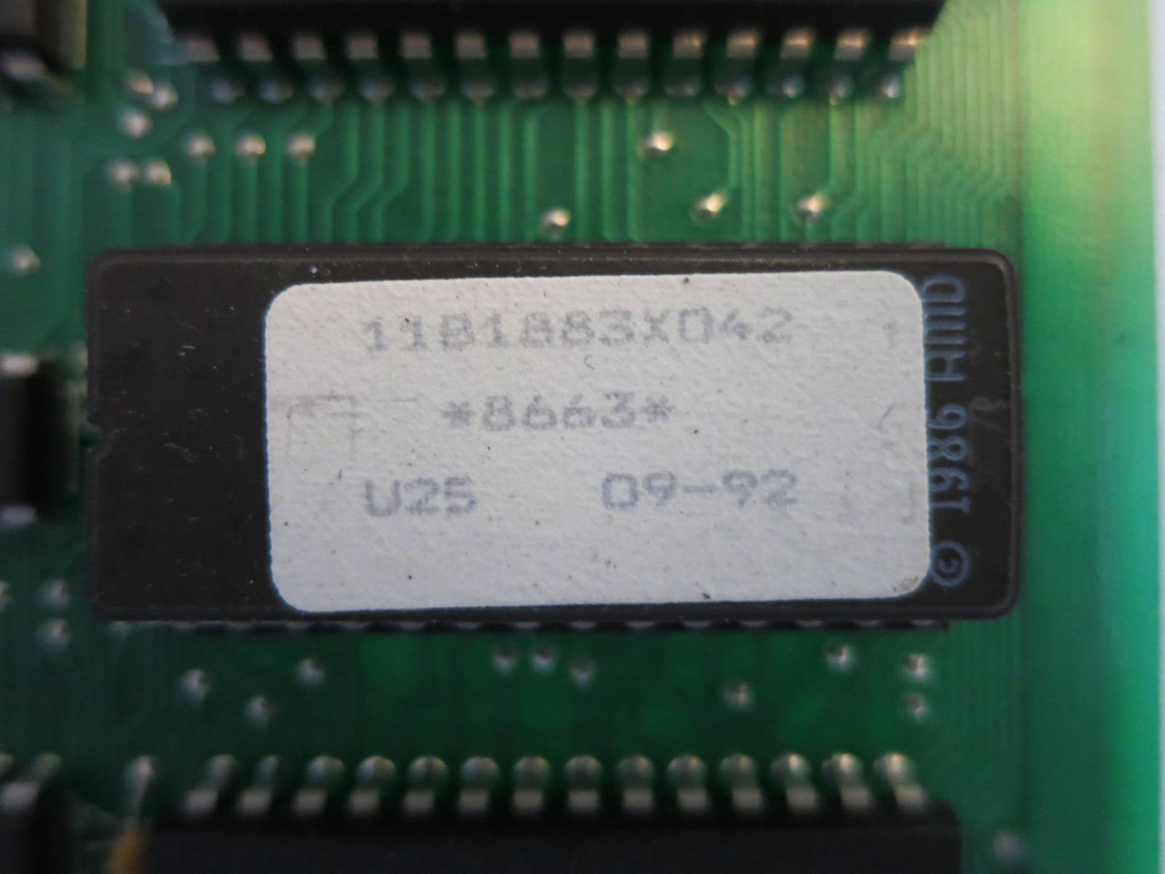 Fisher-Rosemount DH7001X1-A3 CIA w 11B1883X042 Chip P8.1 33B5232X022 Provox PLC (PM1026-2)