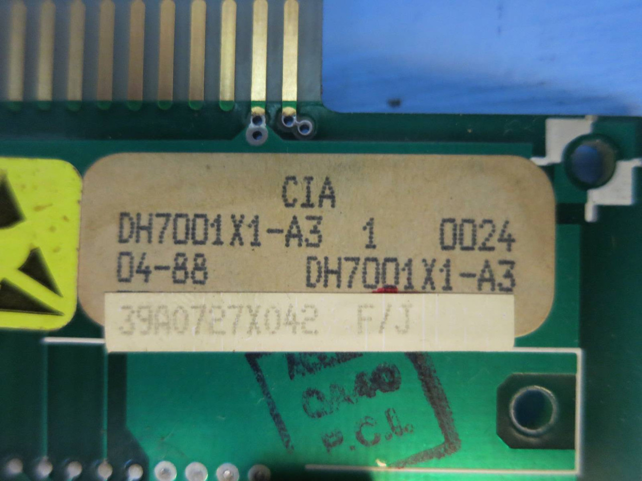 Fisher-Rosemount DH7001X1-A3 CIA Card w 16A9515X012 Chip 39A0727X042 PLC DH7001 (PM1030-3)