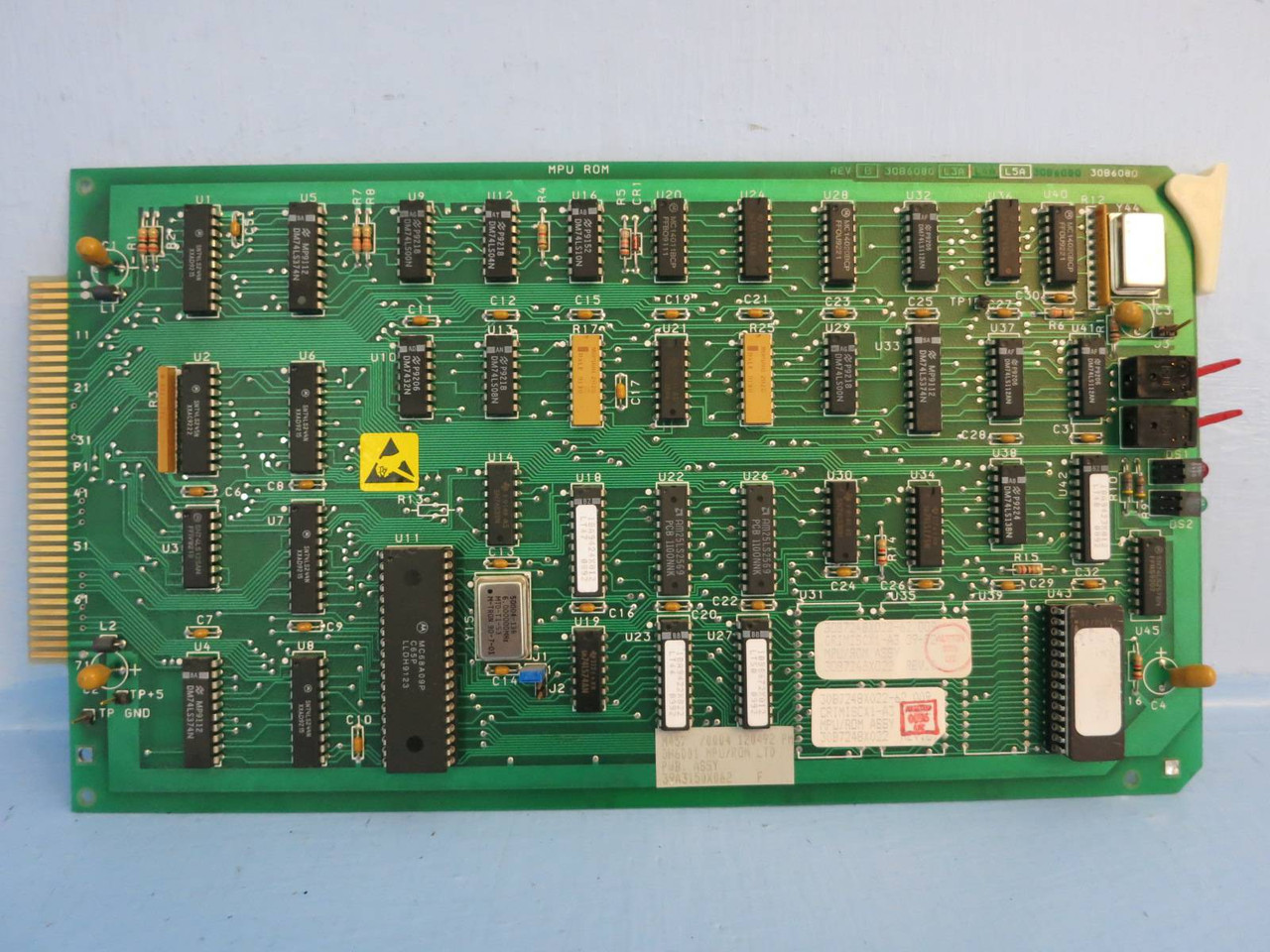 Fisher-Rosemount DH6001X1-FA3 MPU/ROM Card with 10B8679X042 Chip 39B7248X022 PLC (PM1036-1)