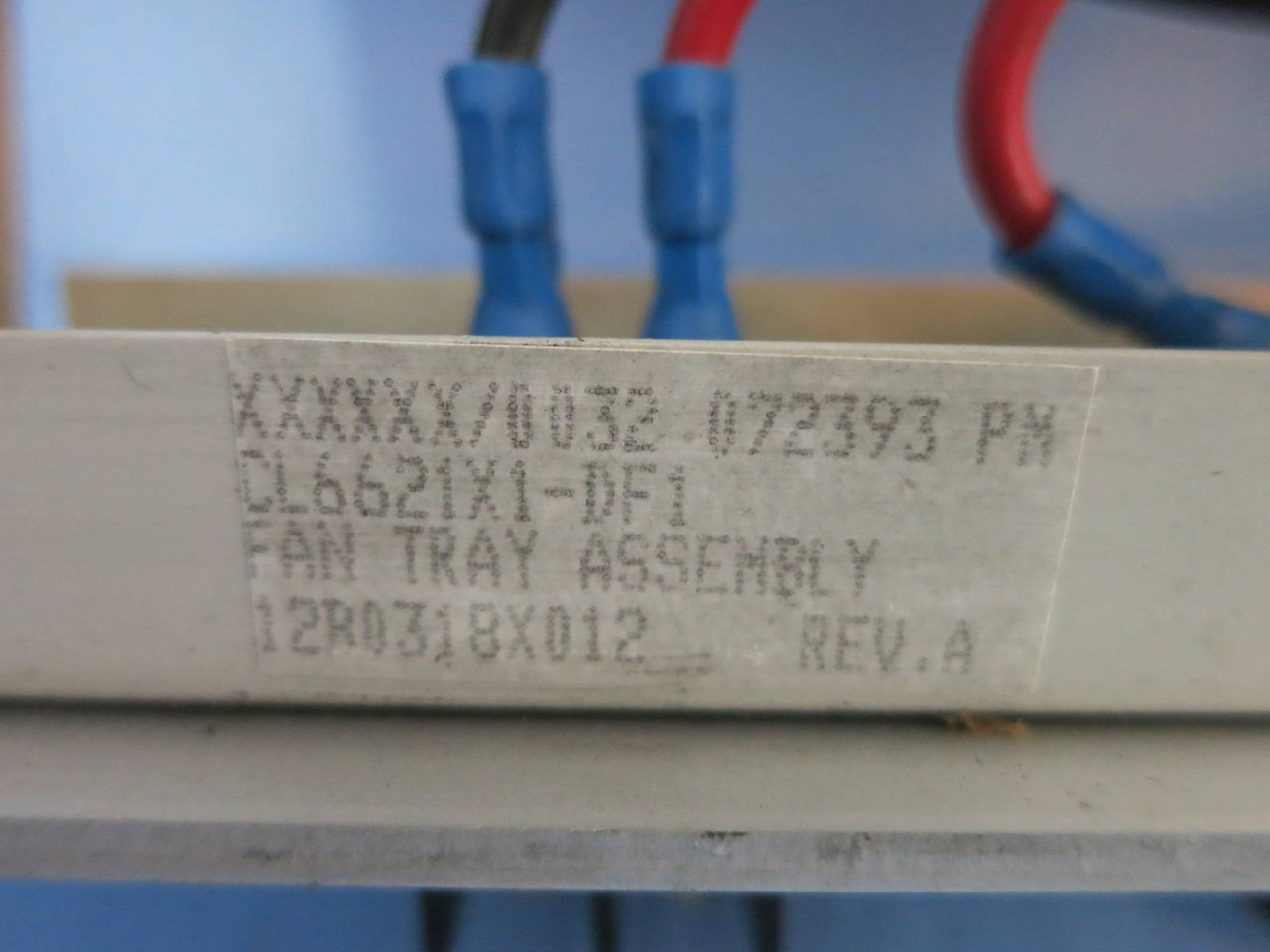 Fisher-Rosemount CL6621X1-DF1 Fan Tray Assembly with Three Fans 12B0318X012 PLC (PM1039-1)