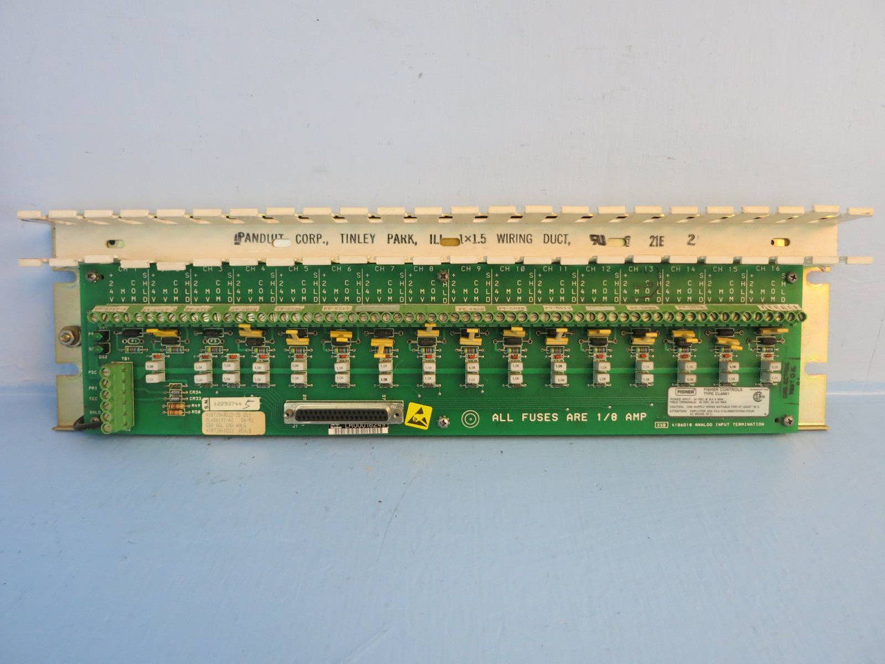 Fisher-Rosemount CL6861X1-A2 CSA SGL END ANLG 41B7284X022 PLC CL6861 41B6018 (PM1048-6)