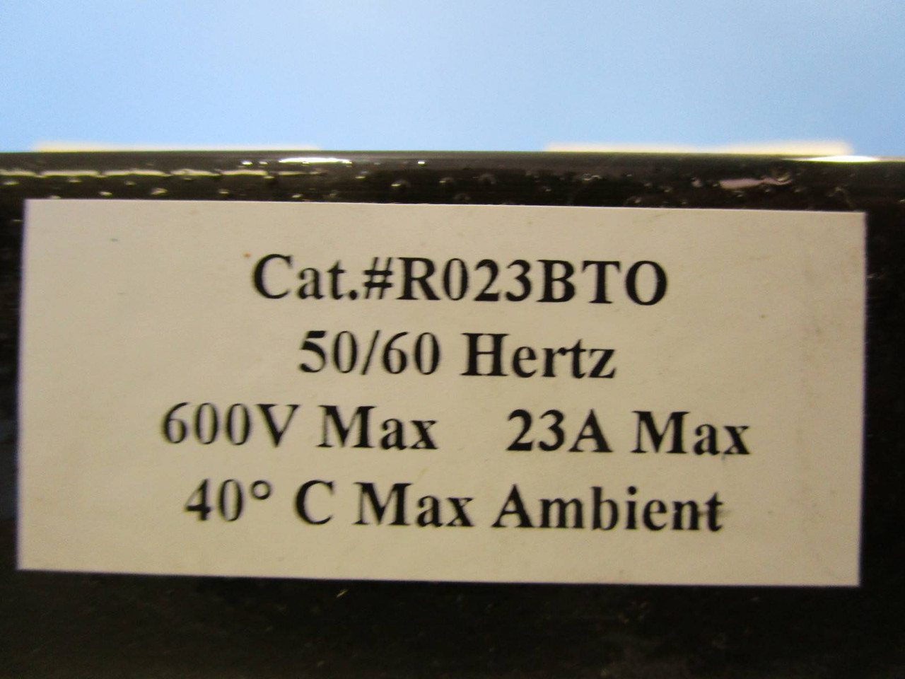 Trenco R023BTO AC Line Reactor 3 Phase 600V 23A R023BT0 TEC 3PH 600 V (NP0619-15)