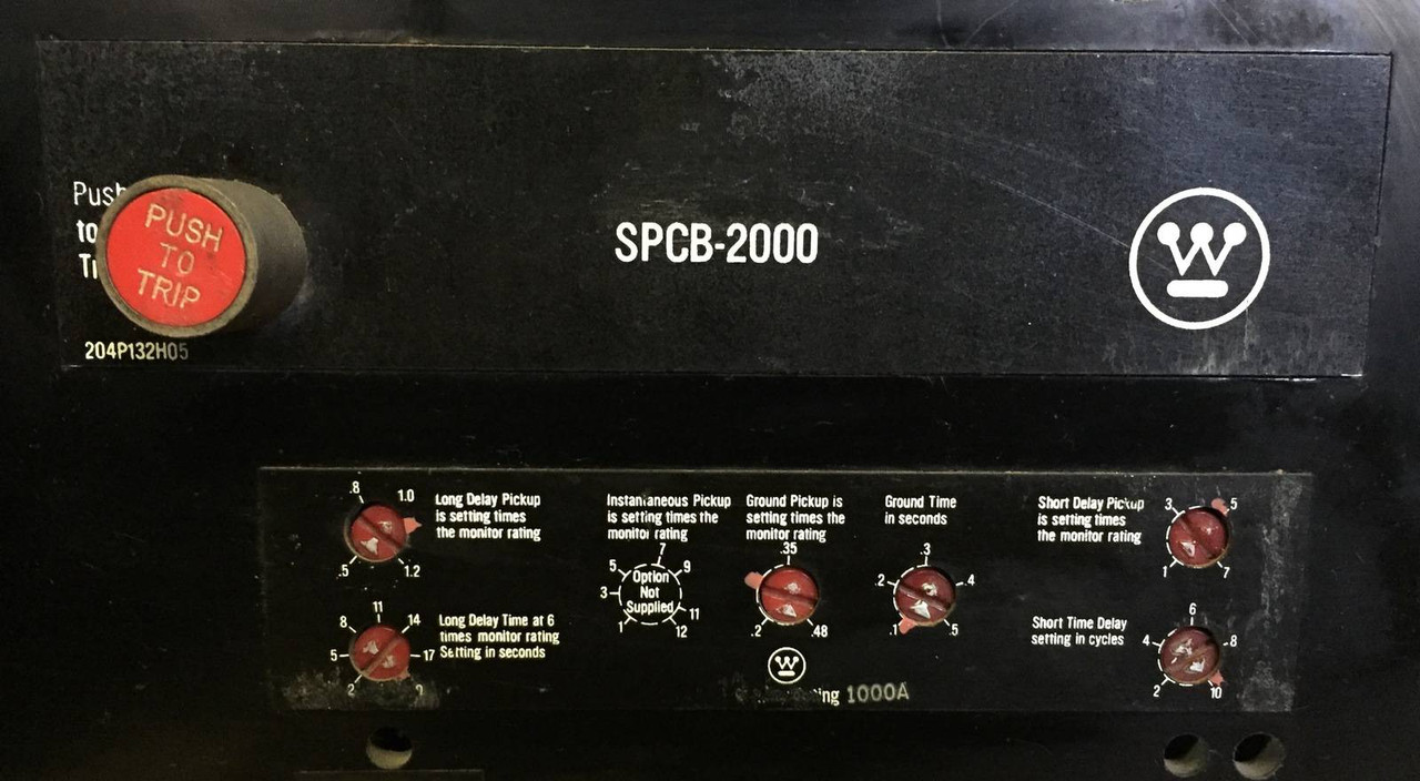 Westinghouse SPCB-2000 2000A w 1000A Trip LSG Breaker SPCB2000 Cutler Hammer (EBI0701-1)
