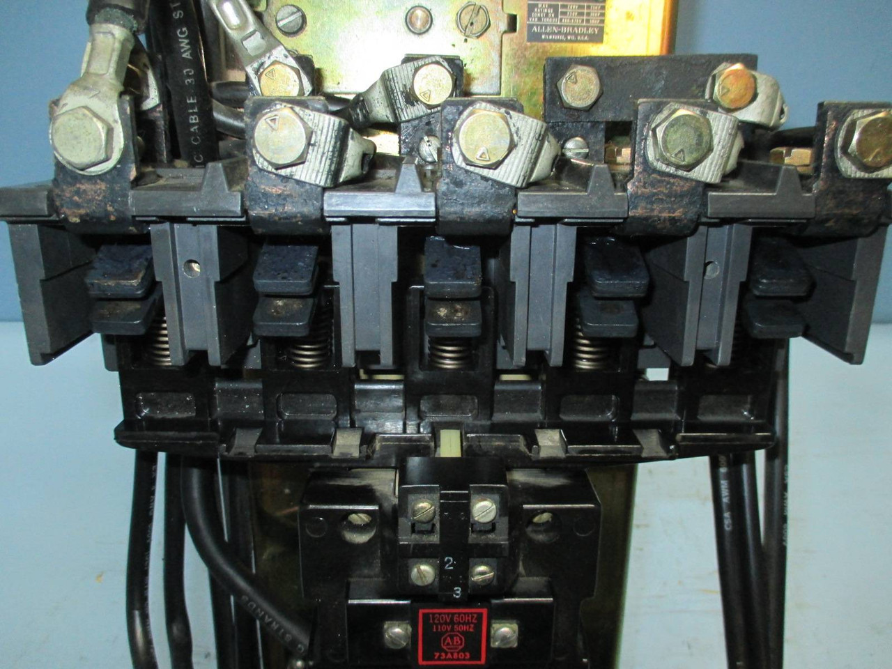 Allen Bradley AB 715VX-DOD12 Size 3 Two 2 Speed Starter 120V Coil 50 HP Sz3 D0D (TK0656-1)