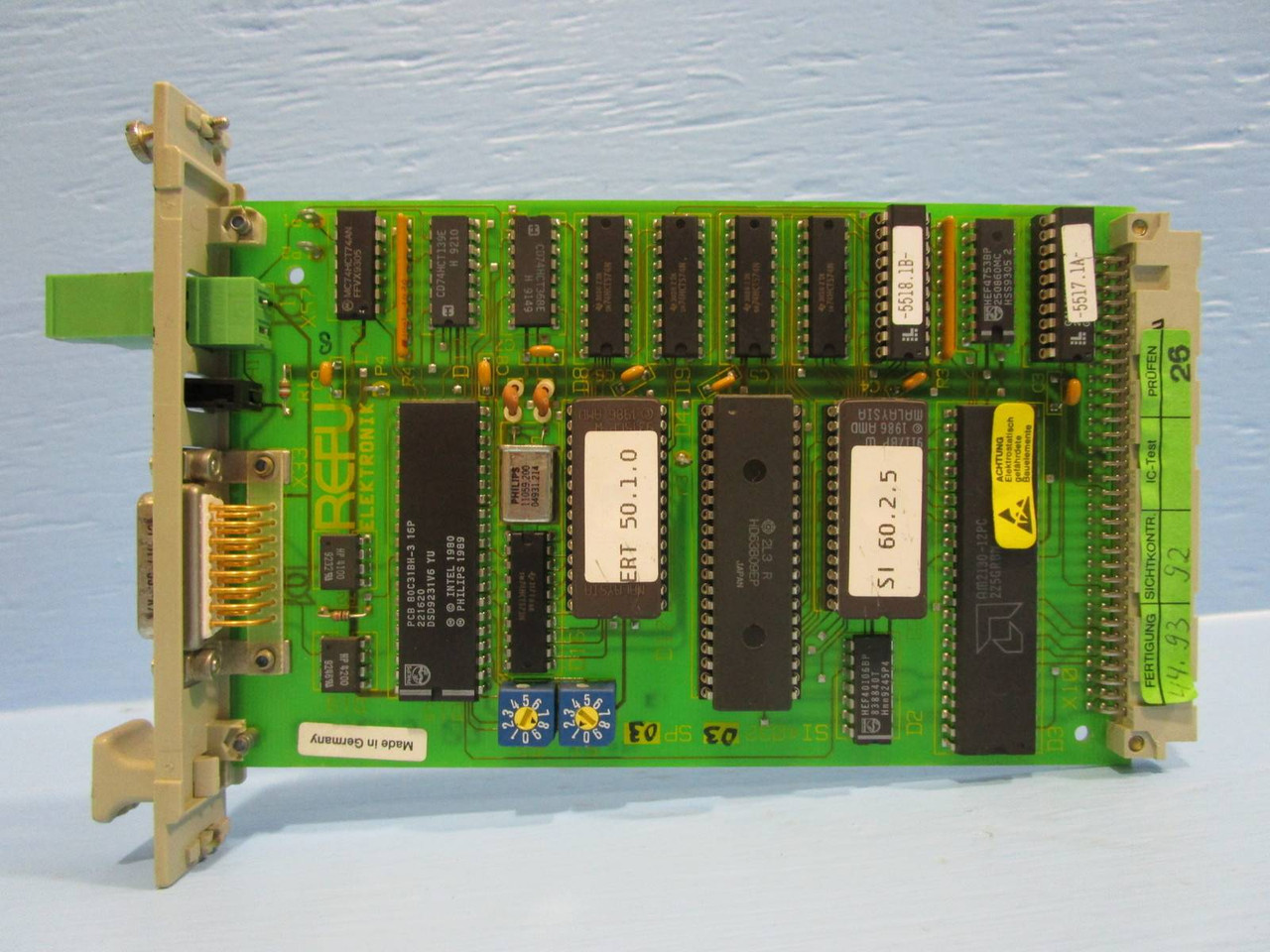 Siemens SI 4032 Simovert PLC SI4032 03 REFU Electronik Interface Module 6 SM1-EE (NP0633-4)