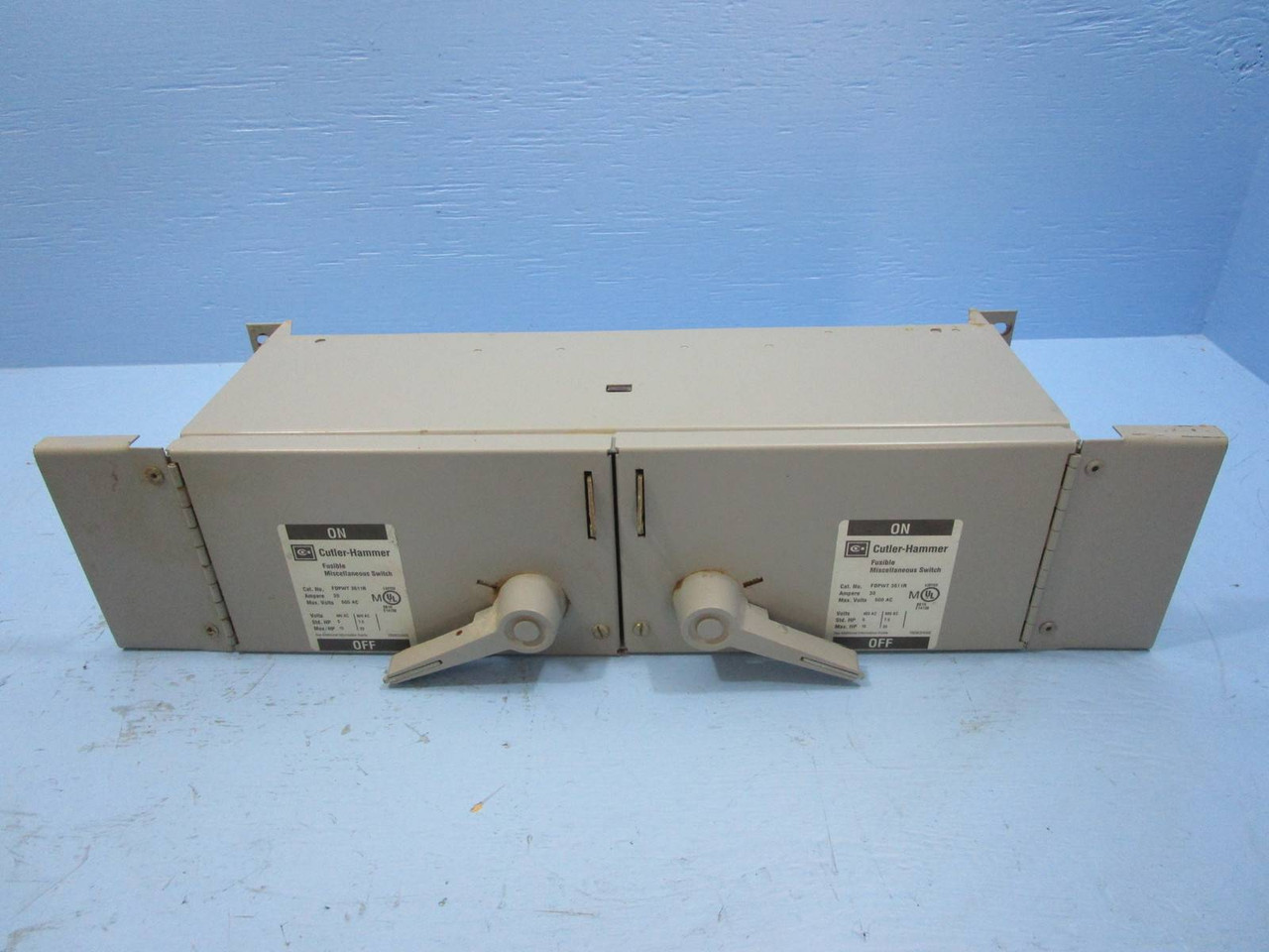 Image of CH FDPWT3611R 30 Amp 600V Twin Fused Panelboard Switch FDP Unit Fusible 30A WH