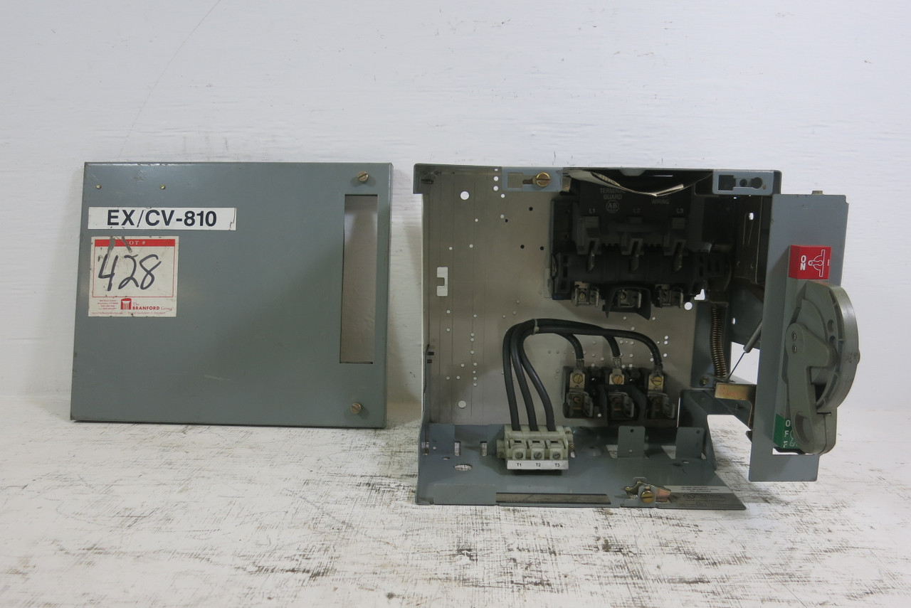 Allen Bradley 2100 Centerline 60A Fusible Feeder 12" MCC Bucket 60 Amp Fuse Type (TK0720-39)