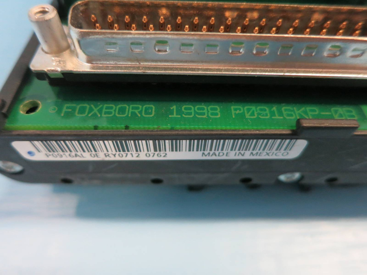 Foxboro P0916KP-0B FBM207 PLC Module w DIN Mount Base P0916AL 0E RY0712 RY0330 (PM1271-19)