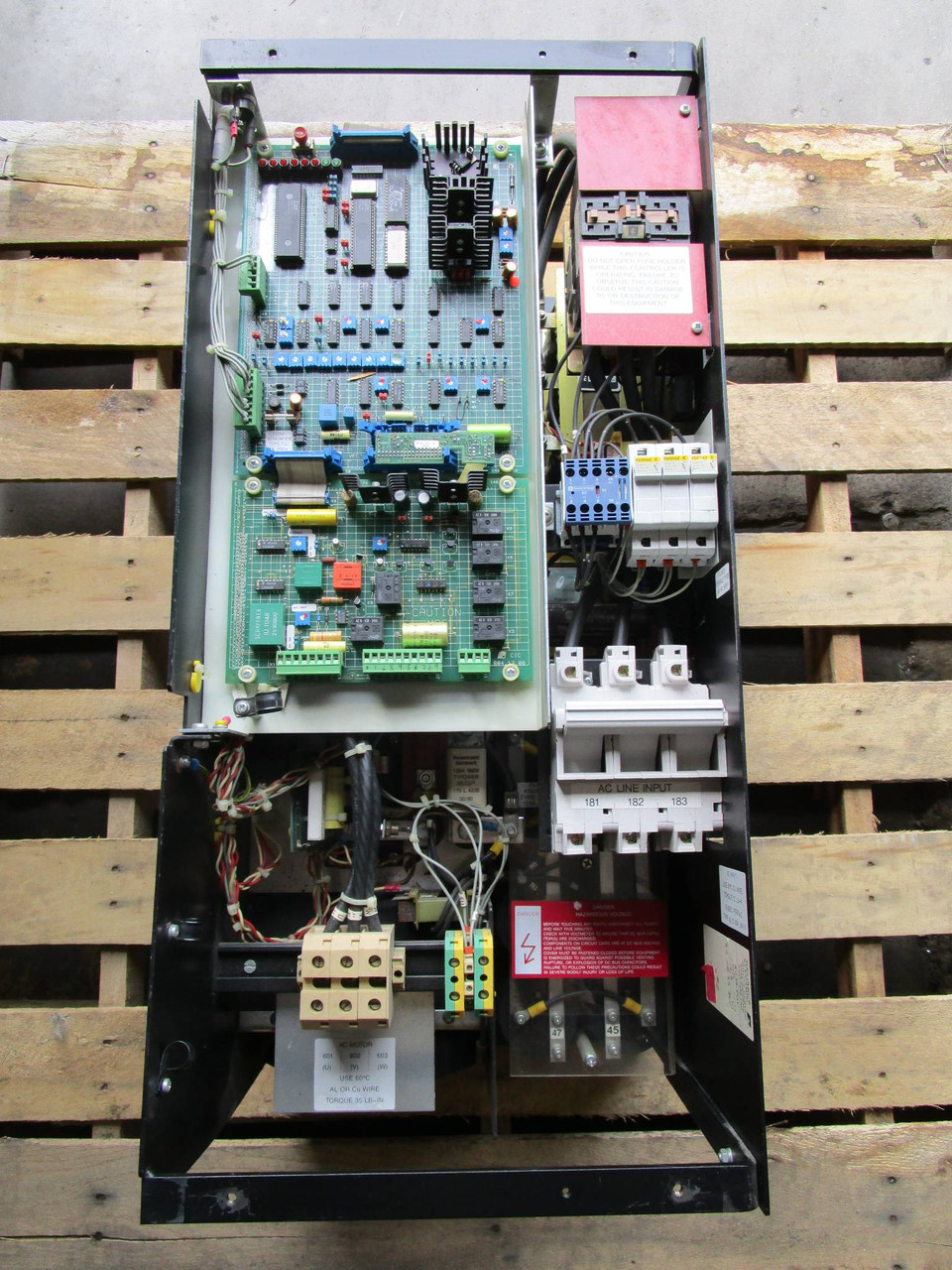 Reliance Electric 30 HP 2EC4030 FlexPak VTI VS AC Drive RE 30HP 460V 44 A 60 Hz (NP0684-1)