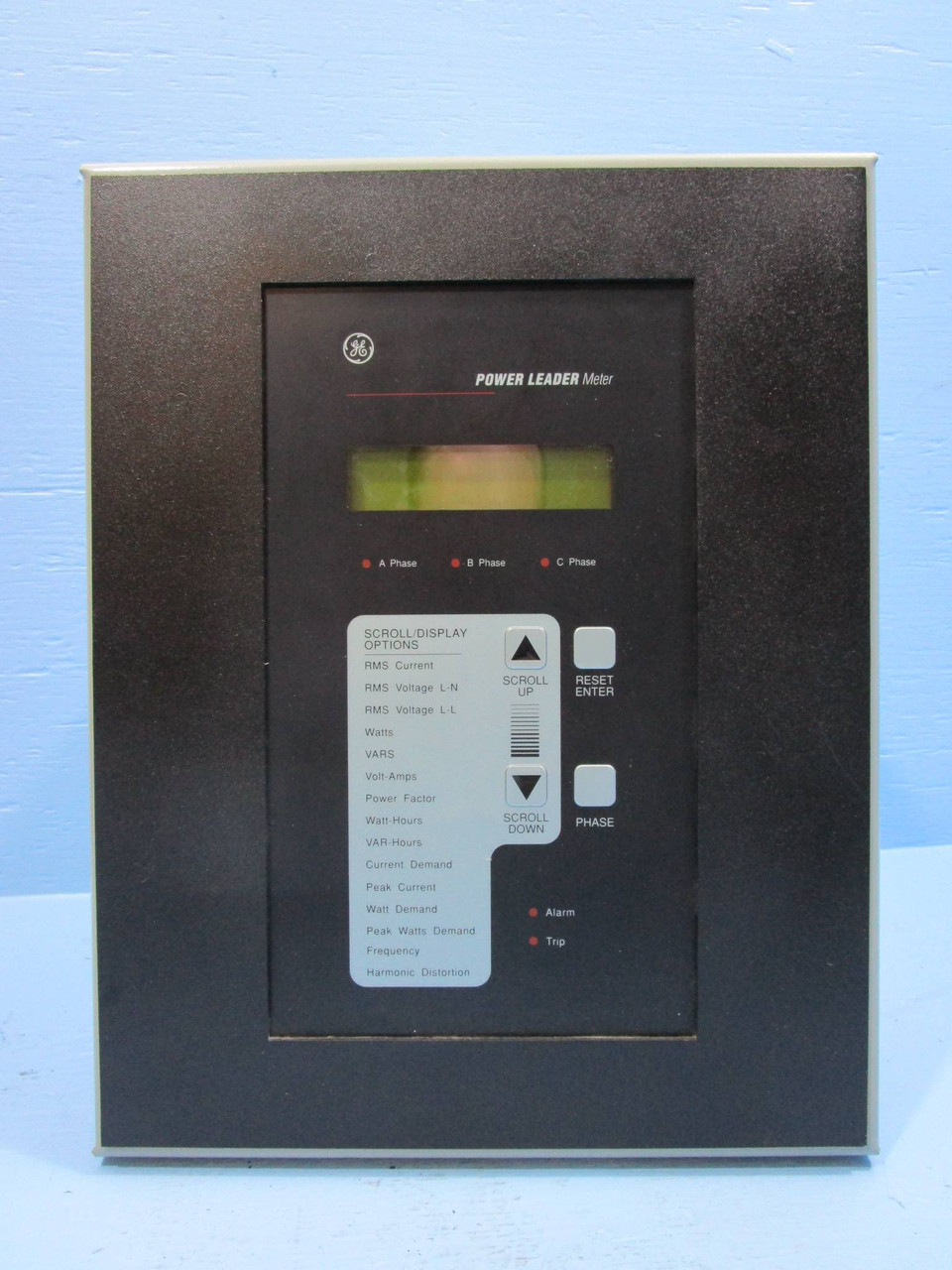 General Electric TM1G02 Power Leader Meter Monitor TM1 G02 120 VAC GE Industrial (NP0683-1)