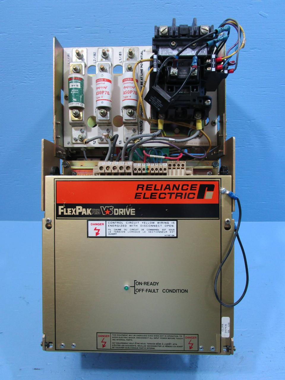 Reliance Electric 20 HP 14C303 FlexPak Plus VS DC Drive RE 20HP 460V 34 A 60 Hz (NP0673-2)