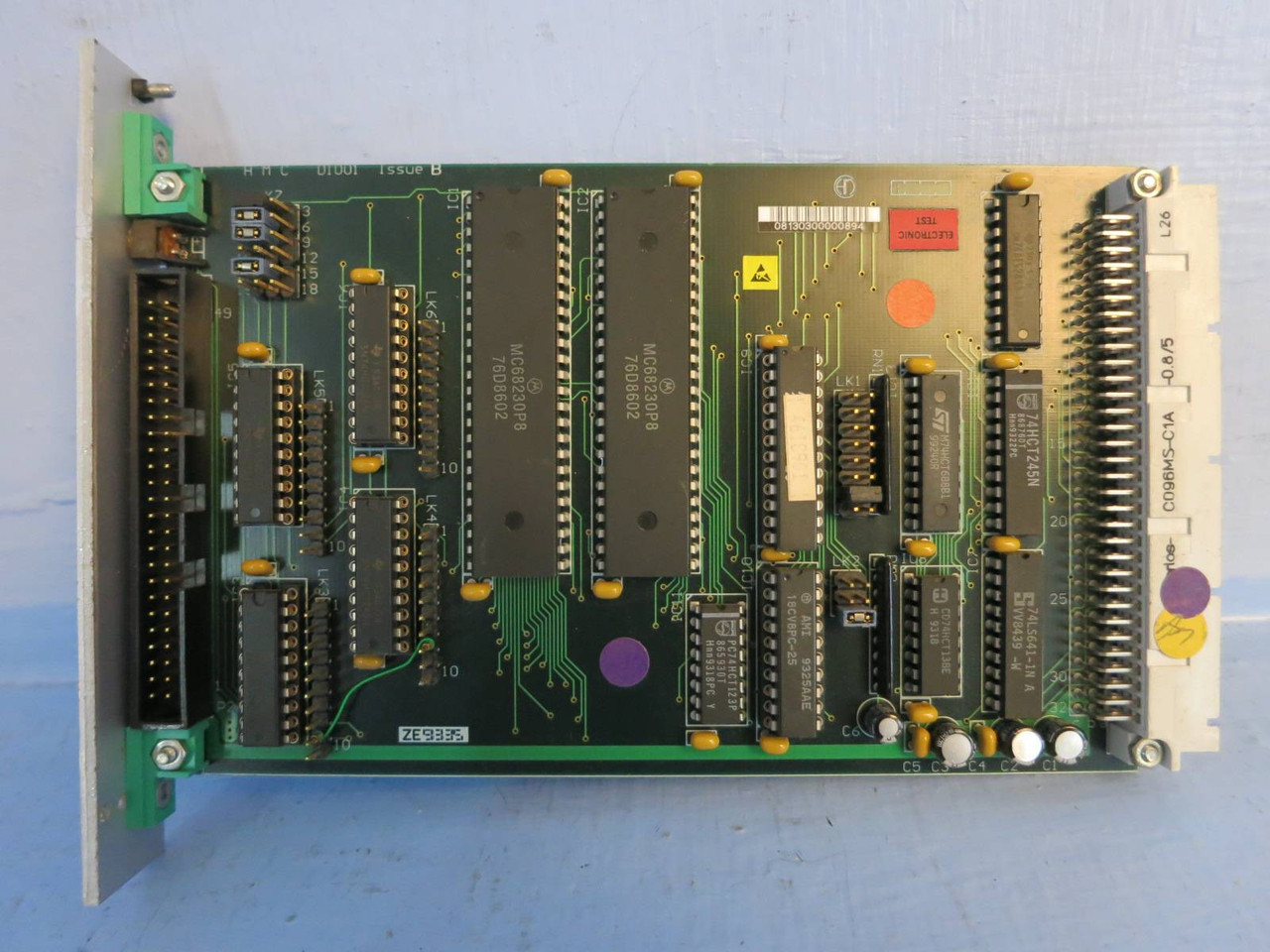 Aerosonic H M C D1001 Issue B PLC PEP Modular Kontron Eiko Siemens TI HMC DI001 (PM1311-1)