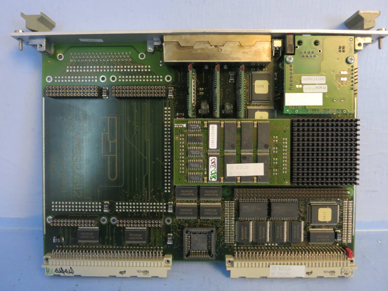 PEP VM662/642 VMEbus Single-Board Computer w ModPack PLC Kontron Eiko Siemens TI (PM1308-1)
