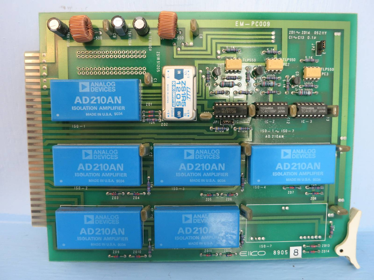 Eiko EM-PC009 8905 PLC Board PEP Modular Kontron Aerosonic Siemens SONY EMPC009 (PM1318-1)