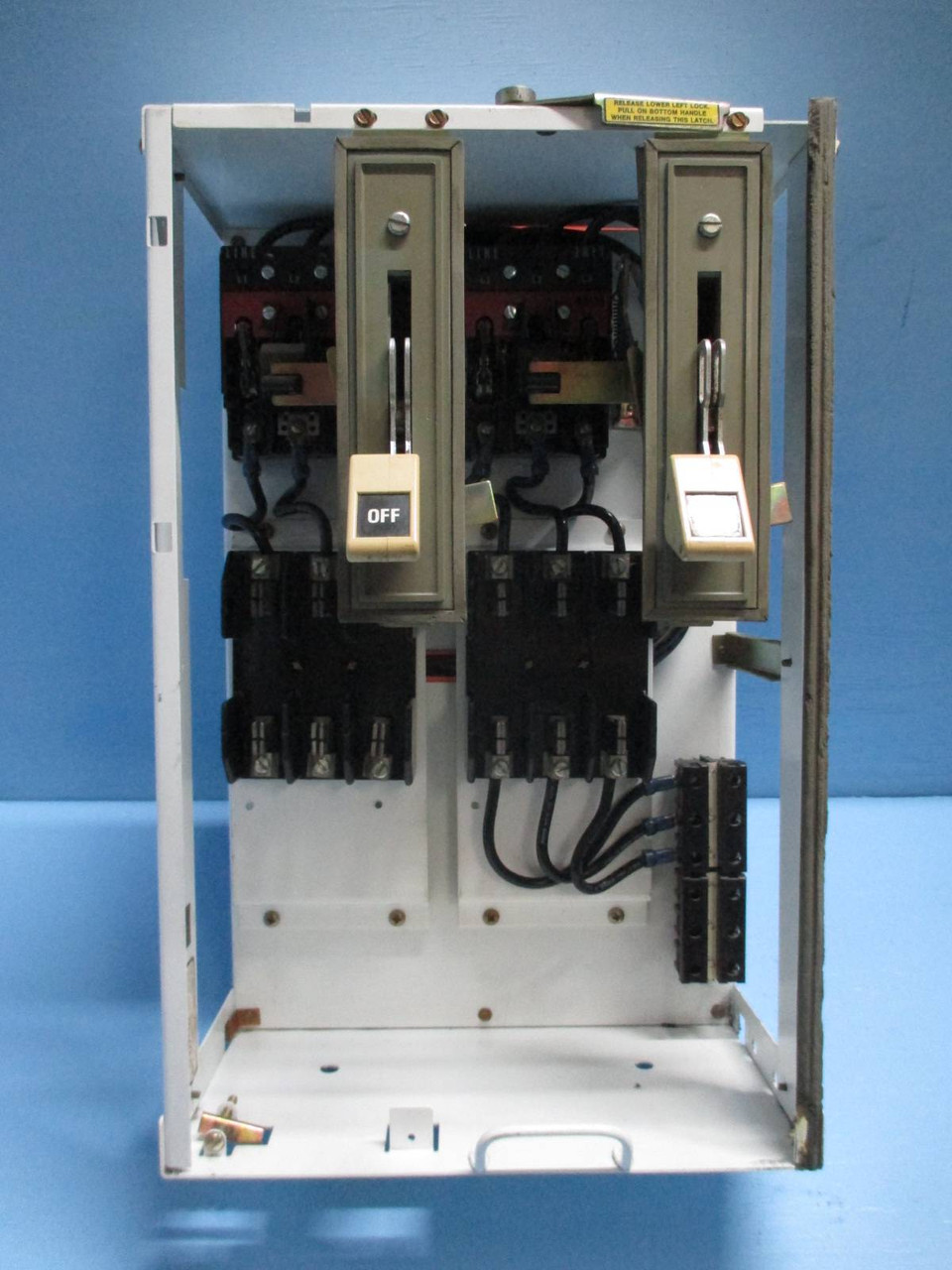 Siemens Tiastar Furnas 89 100 Amp Fused Dual Feeder 24" MCC MCCB Bucket 100A (TK0759-9)