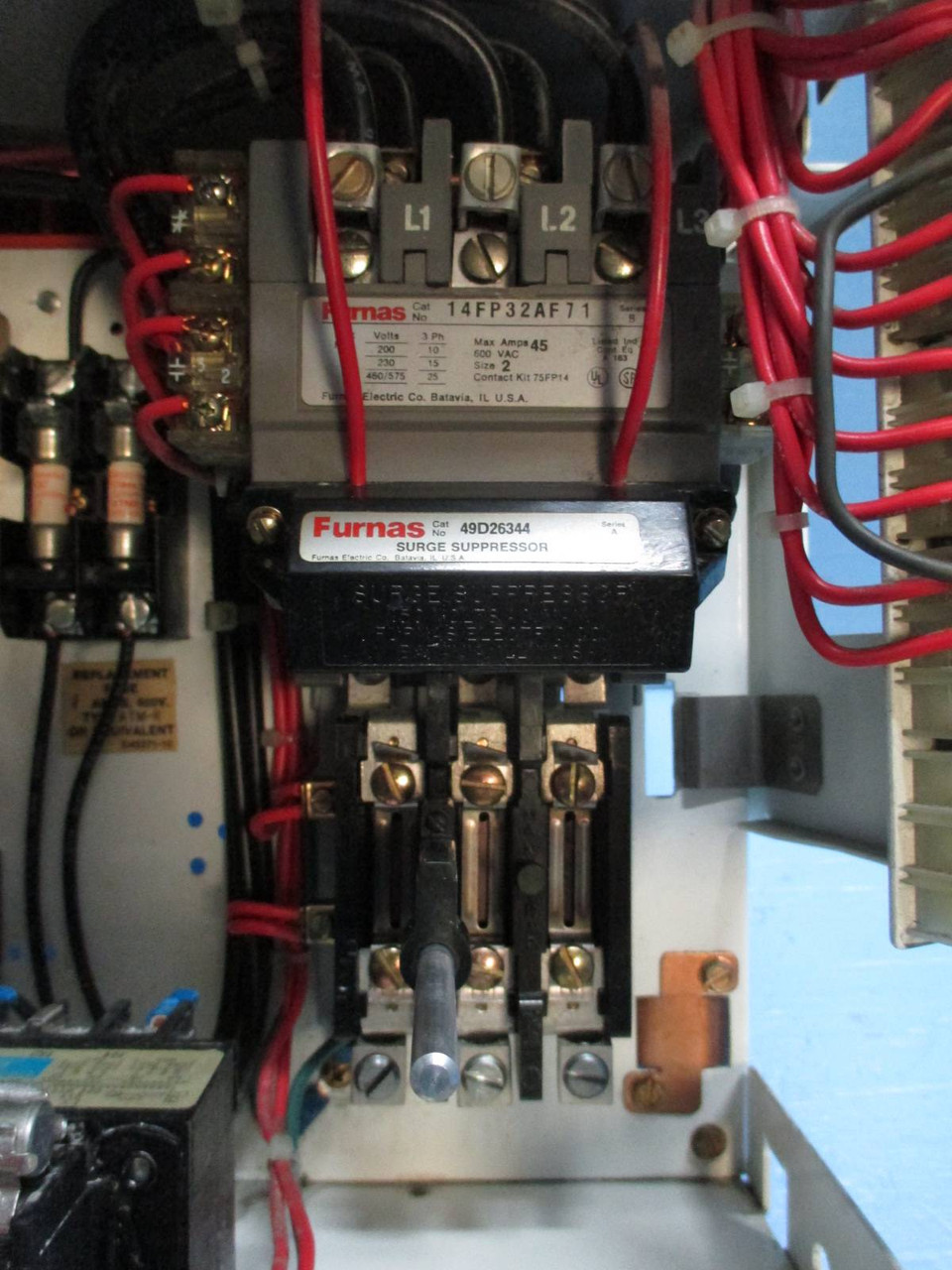 Siemens Tiastar Furnas 89 Size 2 Starter 60 Amp Fused 12" MCC MCCB Bucket Sz2 (TK0762-16)