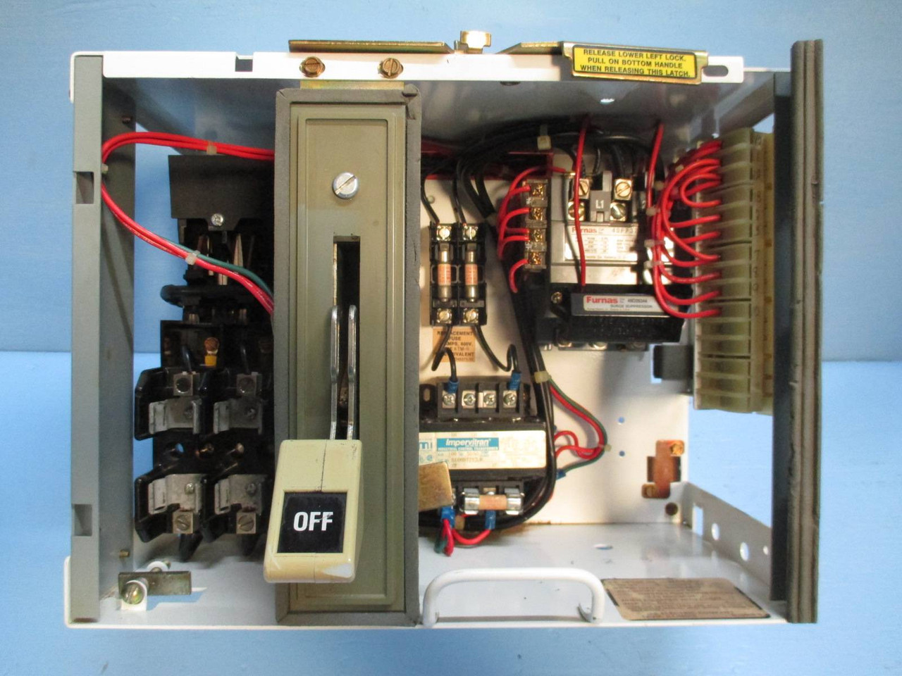 Siemens Tiastar Furnas 89 Size 2 Contactor 60 Amp Fused 12" MCC MCCB Bucket Sz2 (TK0761-2)