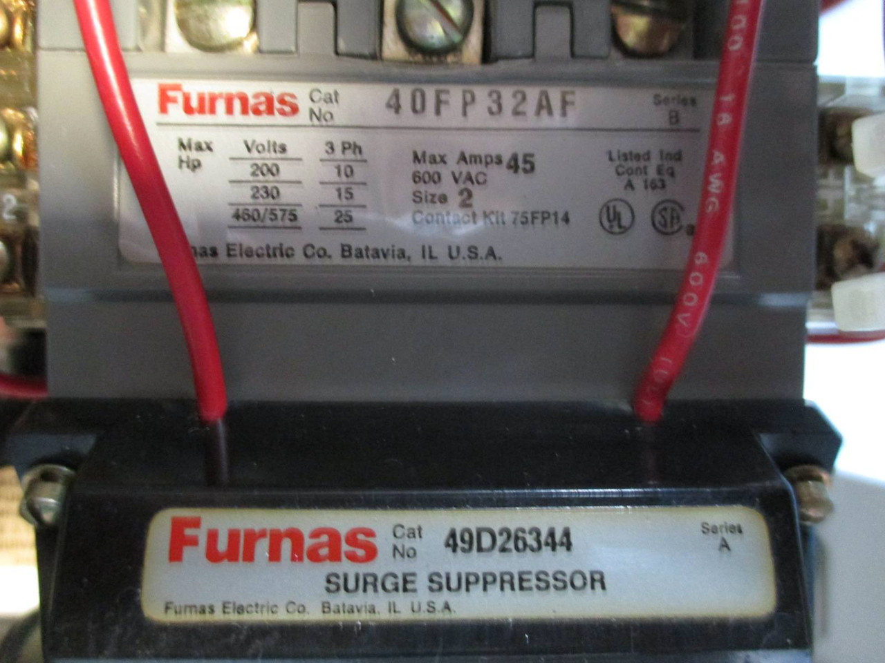 Siemens Tiastar Furnas 89 Size 2 Contactor 60 Amp Fused 12" MCC MCCB Bucket Sz2 (TK0761-2)