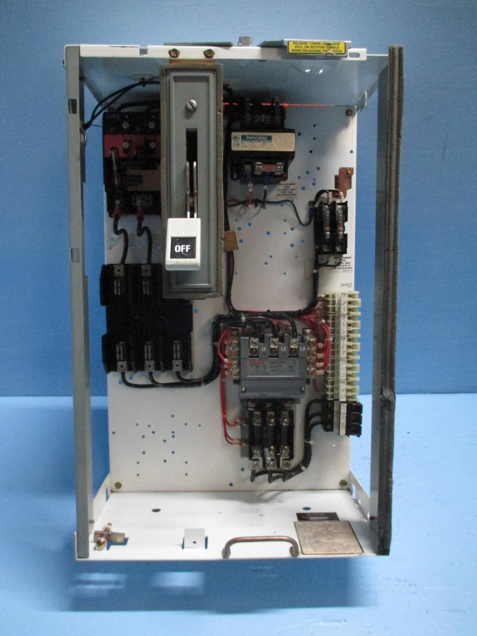 Siemens Tiastar Furnas 89 Size 2 Starter 100 Amp Fusible 24" MCC Bucket Sz2 100A (TK0767-1)