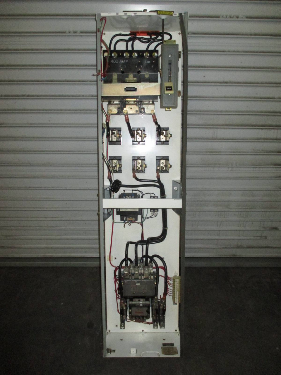 Siemens Tiastar Furnas 89 Size 4 Starter 120V Coil 400 Amp Fused 60" MCC Bucket (TK0774-4)