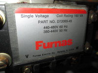 Siemens Tiastar Furnas 89 Size 5 Starter 400 Amp Fused 60" MCC Bucket 480V Coil (TK0785-3)