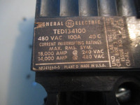 General Electric GE 7700 Series 100 Amp 24" Breaker Type MCC MCCB Feeder Bucket (TK0802-6)