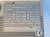 Reliance Electric 837'02-20 C / DBU-200 Dynamic Braking Unit Module 200A DC PLC (PM1495-1)