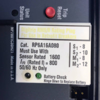 Cutler-Hammer Digitrip RMS/R 510 1600 Amp Trip Unit w/ 800A Plug RP6A16A080 LSI (EM1100-1)
