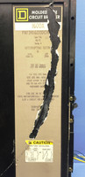 Square D PAF361600DC1680 1600A DC Circuit Breaker w Aux & UVR 1600 Amp bad label (EM1106-3)