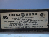 GE General Electric TGS0429 Ground Break Sensor Mod. 1 3000A Primary Current (TK1423-7)