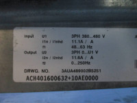 ABB ACH-400 ACH401600632+10AE0000 7.5HP 3PH 480V AC VS Drive 7.5 HP ACH401600632 (TK1669-1)