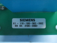 Siemens A1-116-100-502-ISO2 Simoreg DC Drive PLC Snubber Circuit Board (TK1705-1)