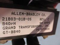 Allen Bradley 21803-018-05 Rev. C 1336 Drive Transformer 840uH 44A Grand GT-B840 (TK1755-1)